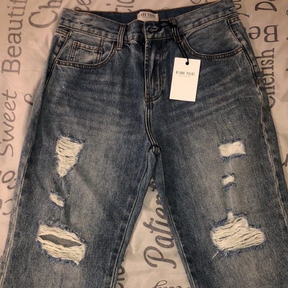 Blank Paige Denim Distress Jeans - Picture 3 of 7